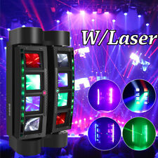 200W RGBW Spider Moving Head Stage Lighting Beam DMX Disco DJ Light with Laser