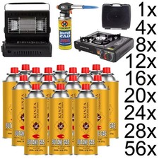 Butane Gas Bottles Canisters