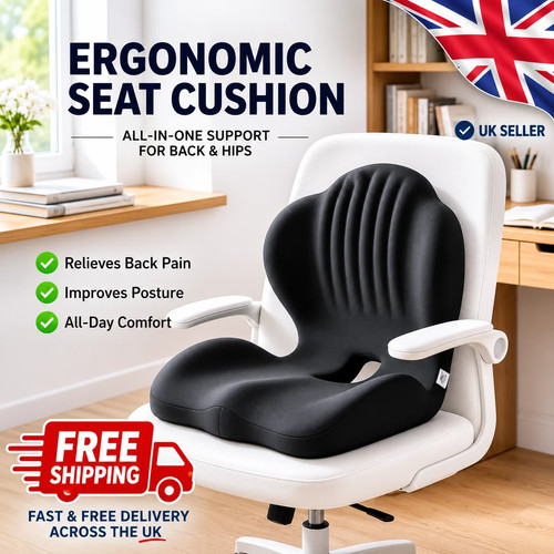 Ergonomic back and seat - and,