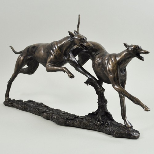 Bronze greyhound whippet - bronze,