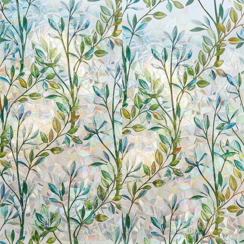 Rainbow frosted window - rainbow,