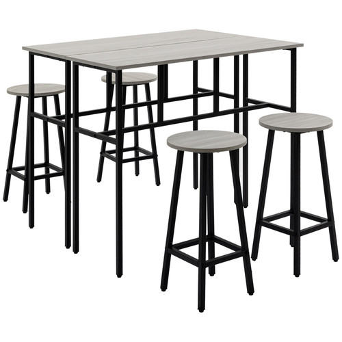 Homcom piece bar table - bar, set