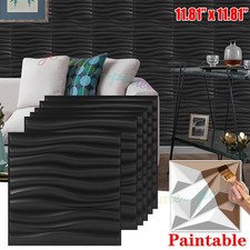 40X Decorative 3D Wall Panels PVC Interior Wall Decor for Office Bedroom Kitchen