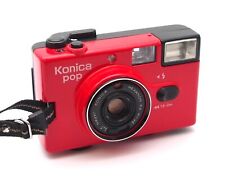 Konica Pop 35mm Red Compact Camera (Spares or Repairs) - UK Dealer