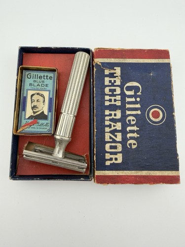 Vintage gillette tech razor - tech,