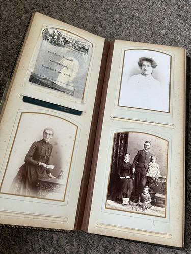 Antique photo album victorian - photo,