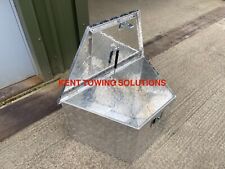 NEW Large Lockable Aluminium Chequer Plate Toolbox 865 x 485 x 460 x 395mm ✅