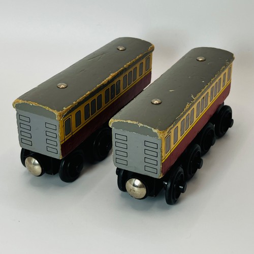 Wooden railway express coaches - wooden,