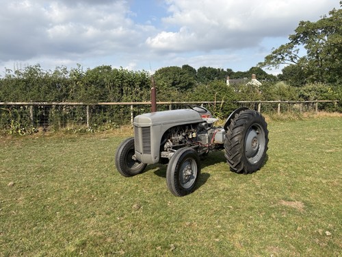 Grey fergie diesel tractor - grey,