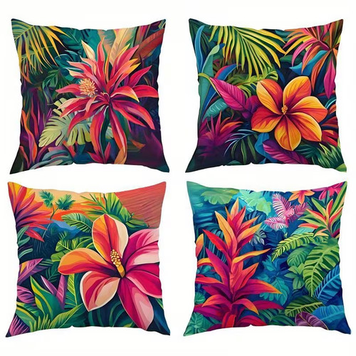 Vibrant floral cushion covers - cushion,