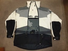 The North Face Steep Tech Scot Schmidt Hooded Ski Jacket Ivory Black sz XXXL