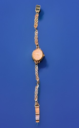 Ladies rotary elite - watch, 9ct