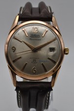 Waltham Starwinner rose gold plated automatic gents watch with date