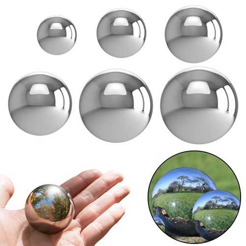 Steel silver mirror sphere - steel,