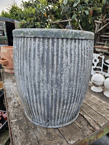Vintage galvanised dolly tub - galvanised,
