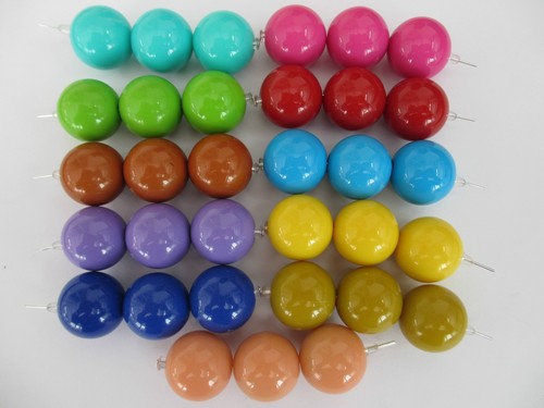 15pcs 20mm large - x, pastel