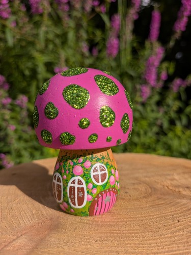 Whimsical mushroom fairy house - whimsical,