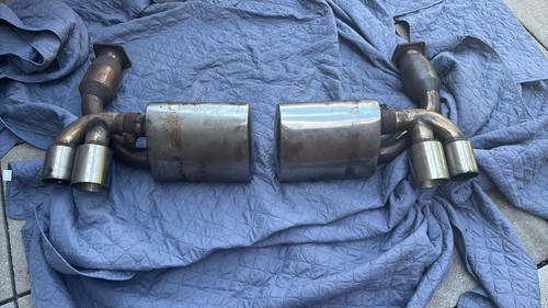 Porsche 911 996 turbo exhaust - porsche,