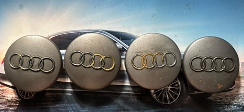 Four genuine audi centre wheel - four,