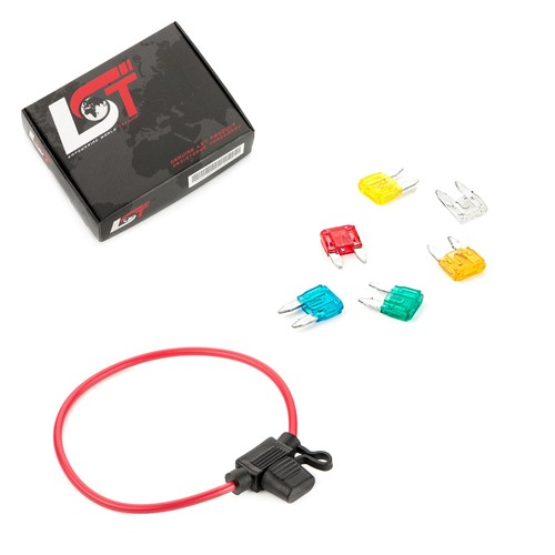Fuse holder with blade - with,