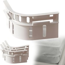 KoolShiro 4 PCS Bed Sheet Holders with Lock Strips, Non-Slip Mattress Sheet... 