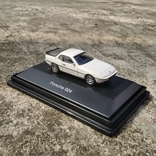 Schuco 1:87 Porsche 924 R Die-Cast Alloy Model Car Toy Collectible Display White