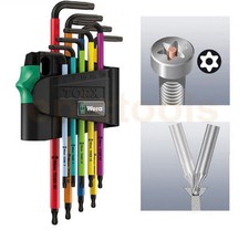 Wera 9 Piece Torx Multi Colour