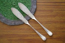 Mid Modern Century Fish Knives, JD&S EP, Estimated Early 20th Century