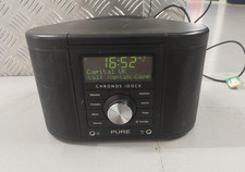 Pure Chronos iDock Series 2 Desk Tabletop DAB FM Alarm Clock Radio iPod Dock AUX