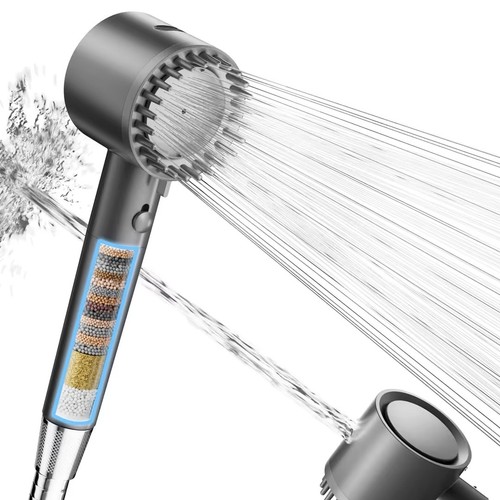 Stage filtered shower - 20-stage, head