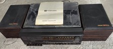 Rare Toshiba SM-200 FM/MW/LW Music System Record Player Turntable Cassette Radio