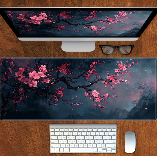 Night cherry blossom gaming - cherry,