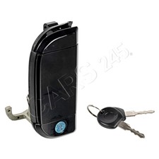 Black Right Plastic Door Handle FEBI Fits VW Transporter T4 90-03 701837206