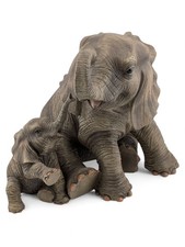 The Leonardo Collection 'Playtime' Elephant Figure Group, H15cm