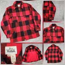 VTG Woolrich Mens L Large Full