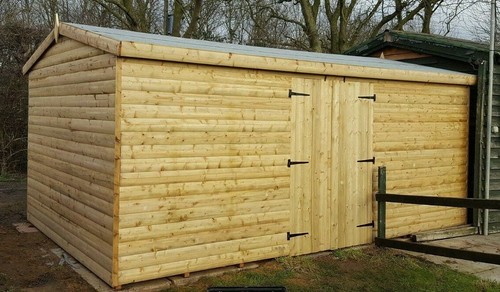 X10 wooden garden shed - wooden,