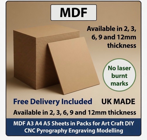 Mdf sheet a4 a5 - a2,