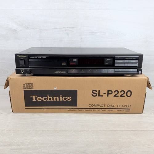 Technics p220 compact disc - technics, sl-p220