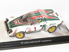 1/18 Kyosho  Lancia Stratos Alitalia  Rally Monte Carlo 1977  S.Munari / S.Maiga