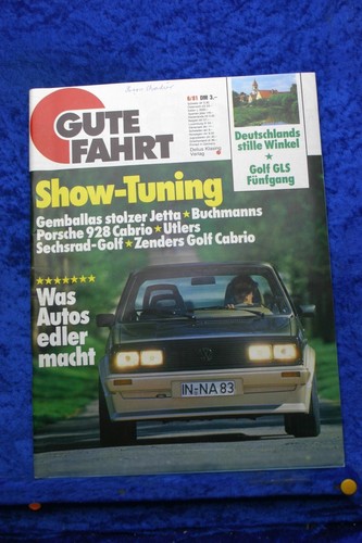 Good ride vw tuning - ride, 6/81