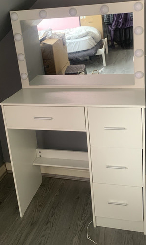 White modern dressing - white,