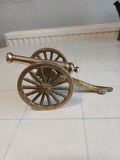 Vintage Brass Table Cannon