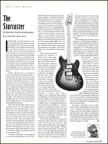 The fender starcaster electric - the,