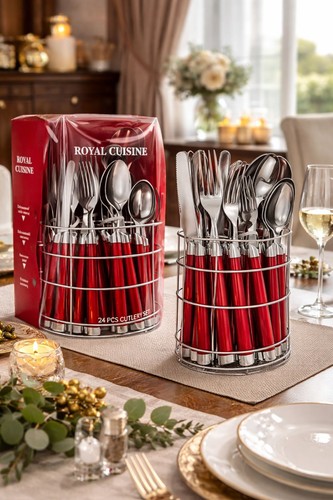 New pcs dinner set cutlery - new, 24