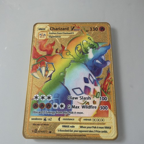 Rainbow charizard vmax 330hp - charizard,