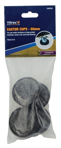 Vitrex brown flooring castor - brown,