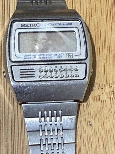 Seiko calculator watch - calculator,