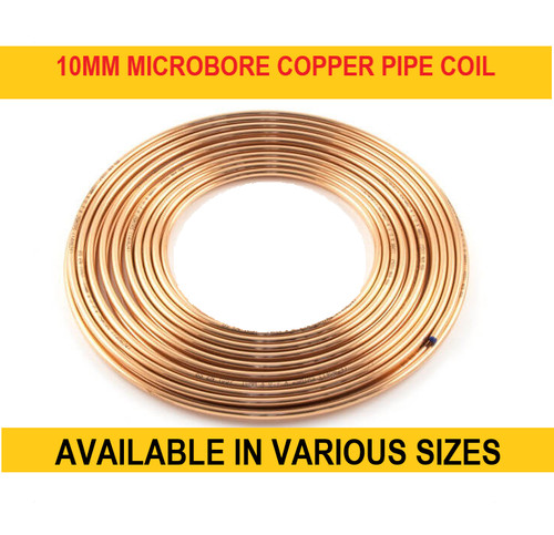 Copper pipe 10mm - 10mm,
