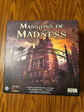 MANSIONS OF MADNESS Arkham Horror Board Game COMPLETE 2nd Second Edition Base