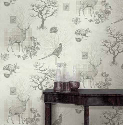 Balmoral stags wallpaper - stags,